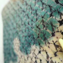 Load image into Gallery viewer, Haori Jacket Vintage(1920-1950) Green Yellow Orange Shibori Silk #10624C3