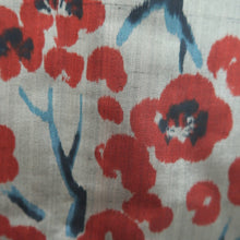 Load image into Gallery viewer, Haori Jacket Vintage(1920-1950) Gray Meisen Plum blossom Silk #11054A3