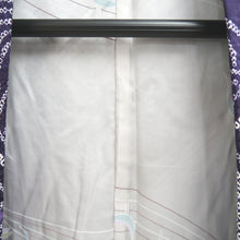 Load image into Gallery viewer, Haori Jacket Purple Full Shibori Floral pattern Silk #10955F2