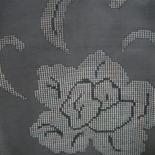 Load image into Gallery viewer, Haori Jacket Vintage(1950-1980) Black Sheer Peony Silk #10896E4