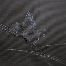 Load image into Gallery viewer, Haori Jacket Vintage(1950-1980) Black See-Through Butterfly Silk #10635C4