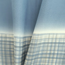 Load image into Gallery viewer, Men's Juban Vintage(1950-1980) Light Blue Lattice Silk #10296E5