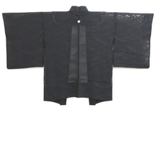 Load image into Gallery viewer, Haori Jacket Vintage(1950-1980) Black Sheer Ryusui Silk #10916E5