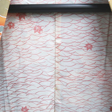 Load image into Gallery viewer, Haori Jacket Vintage(1950-1980) Dark Blue Camellia Silk #10144D3