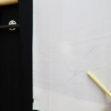 Load image into Gallery viewer, Men's Haori Vintage(1950-1980) Black Montsuki Dragon Wide Silk #10439A3