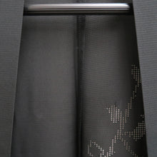 Load image into Gallery viewer, Haori Jacket Vintage(1950-1980) Black See-Through Peony Branch Silk #10219E2