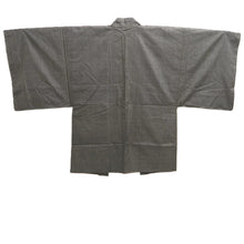 Load image into Gallery viewer, Men's Haori Vintage(1950-1980) Blackish Brown Shunga Silk #10285E4