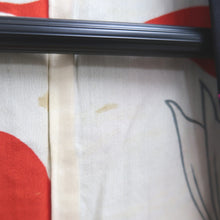 Load image into Gallery viewer, Haori Jacket Vintage(1920-1950) Magenta Black Shibori Asanoha Silk #9960C1