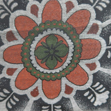 Load image into Gallery viewer, Haori Jacket Vintage(1950-1980) Black Brown Flower Silk #9731A1