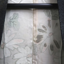 Load image into Gallery viewer, Haori Jacket Vintage(1950-1980) Black Gold Ryusui Silk #10189D5