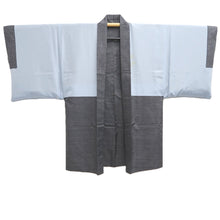 Load image into Gallery viewer, Men's Haori Vintage(1950-1980) Black Gray Dragon Silk #10651C4