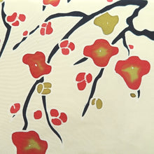 Load image into Gallery viewer, Haori Jacket Cream white Plum blossom Branch Silk #10796D5