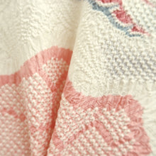 Load image into Gallery viewer, Haori Jacket White Full Shibori Pine Tree Silk #10836E2