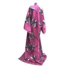 Load image into Gallery viewer, Yukata Magenta Butterfly Cotton #10750D3