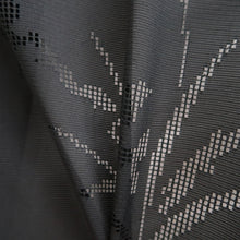 Load image into Gallery viewer, Haori Jacket Vintage(1950-1980) Black See-Through Peony Branch Silk #10219E2