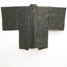 Load image into Gallery viewer, Haori Jacket Vintage(1950-1980) Black Gold Karakusa Silk #10114D2