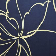 Load image into Gallery viewer, Haori Jacket Navy Floral pattern Silk #10735D3