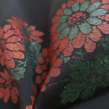 Load image into Gallery viewer, Haori Jacket Vintage(1950-1980) Black Plum blossom Branch Silk #10008C3