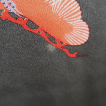 Load image into Gallery viewer, Furisode Vintage(1920-1950) Black Crane Birds Silk #11107Z1