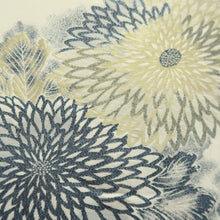 Load image into Gallery viewer, Haori Jacket Vintage(1950-1980) Cream white Chrysanthemum Silk #10685D1