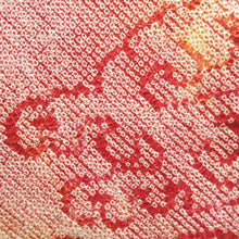 Load image into Gallery viewer, Haori Jacket Vintage(1950-1980) Red Shibori Curling Wave Silk #9854B2
