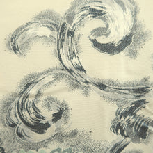 Load image into Gallery viewer, Haori Jacket Vintage(1950-1980) Cream white Chrysanthemum Silk #10685D1