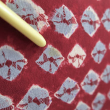 Load image into Gallery viewer, Haori Jacket Vintage(1920-1950) Red Shibori Silk #11055A3