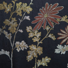 Load image into Gallery viewer, Haori Jacket Vintage(1950-1980) Black Gold Silver Chrysanthemum Silk #10054C5