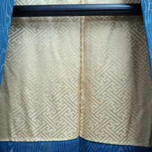 Load image into Gallery viewer, Haori Jacket Vintage(1950-1980) Blue Mokume Flower Silk #10586C1