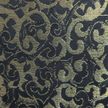 Load image into Gallery viewer, Haori Jacket Vintage(1950-1980) Black Gold Karakusa Silk #10114D2