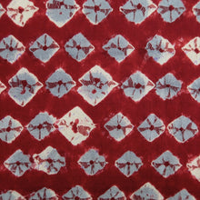 Load image into Gallery viewer, Haori Jacket Vintage(1920-1950) Red Shibori Silk #11055A3