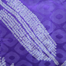 Load image into Gallery viewer, Haori Jacket Vintage(1950-1980) Purple Shibori Yabane Silk #10695D1
