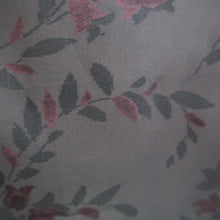 Load image into Gallery viewer, Haori Jacket Vintage(1950-1980) Black Magenta Sheer Botanical Silk #10907E5