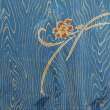 Load image into Gallery viewer, Haori Jacket Vintage(1950-1980) Blue Mokume Flower Silk #10586C1