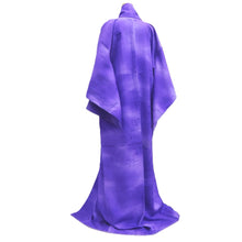 Load image into Gallery viewer, Kimono Purple Gradation Chrysanthemum Silk #10526B2