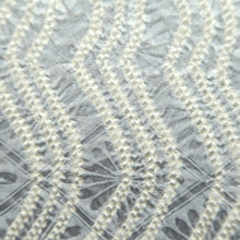 Load image into Gallery viewer, Haori Jacket Vintage(1950-1980) Light Blueish Gray Shibori Silk #10596C1