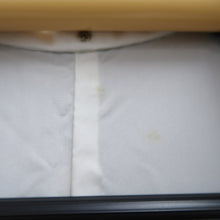 Load image into Gallery viewer, Tomesode Black Gold Crane Birds Pine Tree Tall Silk #10395F5