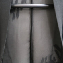 Load image into Gallery viewer, Haori Jacket Black Sheer Iris Silk #10898E5