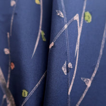 Load image into Gallery viewer, Haori Jacket Vintage(1950-1980) Blue Branch Silk #10576B5