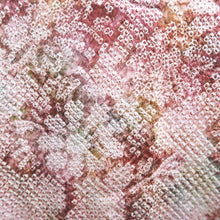 Load image into Gallery viewer, Haori Jacket Vintage(1950-1980) Reddish Pink Full Shibori Flower Silk #10205E1