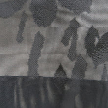 Load image into Gallery viewer, Haori Jacket Black Sheer Iris Silk #10898E5