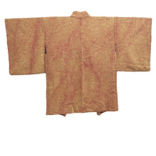 Load image into Gallery viewer, Haori Jacket Vintage(1920-1950) Yellow brown Red Shibori Silk #10626C3