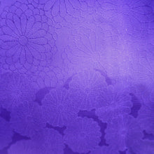 Load image into Gallery viewer, Kimono Purple Gradation Chrysanthemum Silk #10526B2