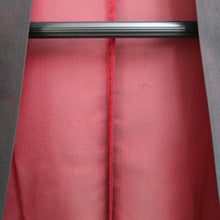 Load image into Gallery viewer, Haori Jacket Vintage(1950-1980) Black Red Sheer Floral pattern Silk #10978F3