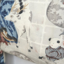 Load image into Gallery viewer, Haori Jacket Vintage(1950-1980) Brown Flower Silk #10606C2