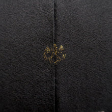 Load image into Gallery viewer, Haori Jacket Vintage(1950-1980) Black Silver Chrysanthemum Silk #9773A4