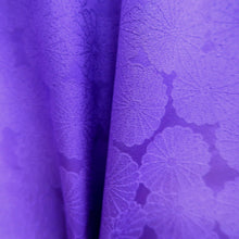 Load image into Gallery viewer, Kimono Purple Gradation Chrysanthemum Silk #10526B2