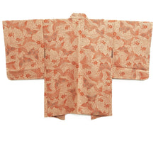 Load image into Gallery viewer, Haori Jacket Reddish Brown Butterfly Silk #10858E3