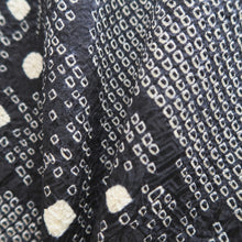 Load image into Gallery viewer, Haori Jacket Grayish Black Full Shibori Tree Silk #10717D2