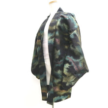 Load image into Gallery viewer, Haori Jacket Vintage(1950-1980) Black Gold Cloud Silk #10130D3